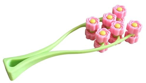 Massager de visage - rouleau facial en Y, outil de beauté de conception de fleurs 3D | Rouleau tonifiant de peau portable, équipement de relaxation de levage manuel, massé