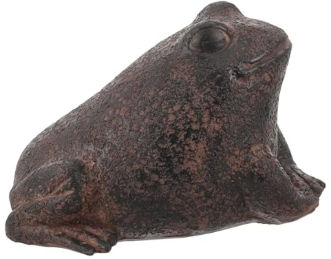 Key Hiders Outside - Nasconditore di chiavi per esterni | Conservazione a forma di rana | Contenitore segreto nascosto a forma di rana, statuetta da giardino in resina diversione sicura per