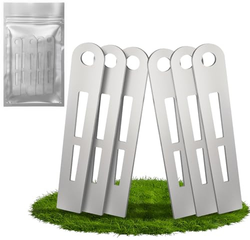 HA BIN Cuchillas para Desbrozadora para Desbrozadoras (cuchillas de repuesto, Metal, L)