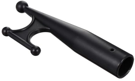 MUELODSIC Nylon Bootshaken Haken Aufsatz für Teleskopstange Multifunktionaler Schwimmender Bootshaken für Kajak Yacht und Boot Robustes Schwarzes Nylon Geeignet für Einhandbedienung