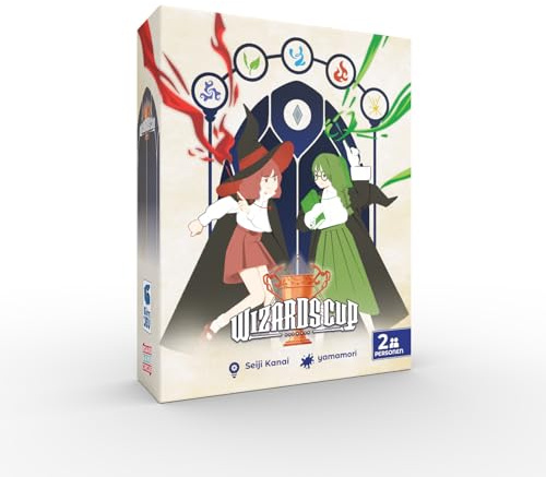 Board Game Circus, Wizards Cup, strategisches Kartenspiel für 2 Personen ab 10 Jahren, taktisches Duell, Gesellschaftsspiel, 15 Minuten, Deutsch