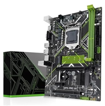Scheda madre B75 LGA 1155 con interfaccia NGFF M.2 HDMI VGA Supporta CPU i3/i5/i7 Memoria desktop DDR3