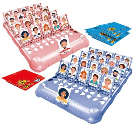 Ratet mal, wer Brettspiel ist – 24 einzigartige Charakterkarten, Familien-Ratespiele, Familien-Brettspiele | „Rate mal, wer ich bin“-Spiel zur gemeinsamen Familienunterhaltung und zur Förderung der Ve
