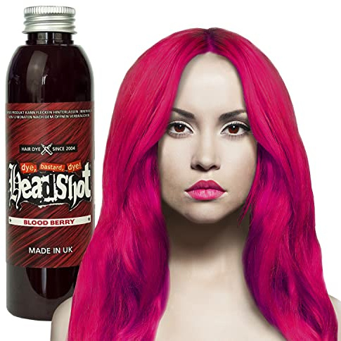 Rote Haarfarbe Headshot Blood Berry, Semi-permanente Haartönung 150 ml