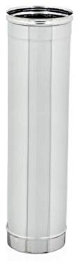 Tubo acciaio inox 130 x 1000mm 5 decimi AISI 304