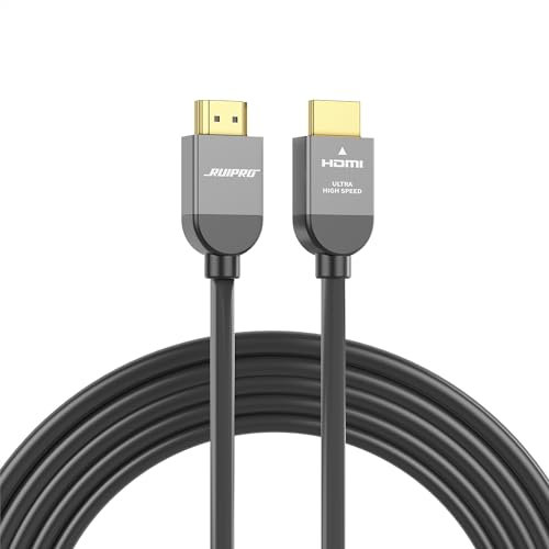 RUIPRO 8K Zertifiziert HDMI 2.1 Kabel 5M Ultra HD High Speed 48Gbps 8K@60Hz 4K@120Hz Dynamisches HDR eARC HDCP 2.2/2.3 Kompatibel mit Blu-ray Player HDTV Projektor Heimkino TV Box Spiele