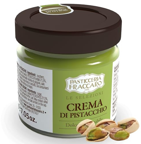 Crema Spalmabile di Pistacchio, Crema Dolce al Gusto di Pistacchio 200 gr | Fraccaro 1932