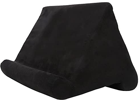 Felenny Tablet-Ständer-Kissen, mehrere Winkel, weicher Kissenständer, Tablet-Keilhalter, universeller Faultierhalter mit großen Netztaschen für Tablet, Buch und Leser, Zeitschriften
