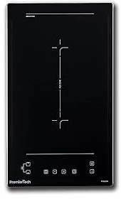 PremierTech PT302IFB Piano Cottura a Induzione 2 Zone 30cm Modulo Domino da Incasso Vetro Nero Touch Control Funzione Boost Timer Blocco Sicurezza Flex Zone Compatibile Pentole adatte ad Induzione