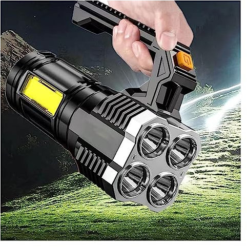 BuTkus Torcia a LED a Esplosione, Display di Alimentazione Impermeabile e 4 modalità Lampada da Tavolo con Torcia da Campeggio Ricaricabile Super Luminosa