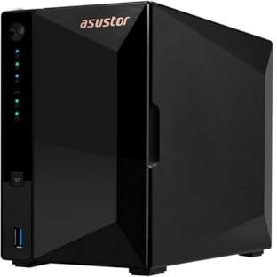 ASUSTOR NAS TOWER 2 bay, Realtek RTD1619B, Quad-Core, 1.7GHz, 2GB RAM, 2.5GbE x1, USB3.2 Gen1 x3, WOW (Wake on WAN) .. AS3302Tv2
