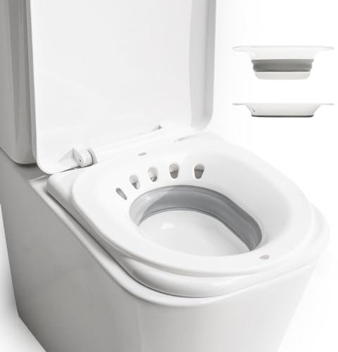 InnovaGoods® Wc portatil, bidet para wc plegable, capacidad de 1,5L. Ergonómico, Vaciado fácil. Ideal para personas mayores o movilidad reducida.