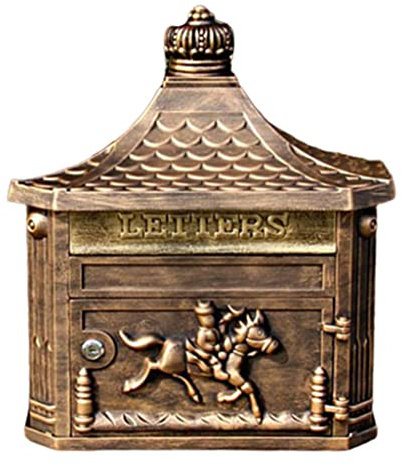 Cassetta postale decorativa natalizia per aule Cassetta postale con serratura nera Cassetta postale personalizzabile Numeri di cassetta postale Serratura e chiave per posta domestica?Portalettere