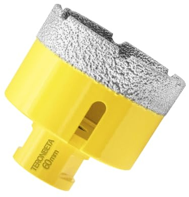 Teronbeta Diamant Fliesenbohrer 60mm, M14 Vakuumgelöteter Diamantbohrer Lochsäge Kernbohrer für Fliesen Porzellan Keramik Granit Marmor
