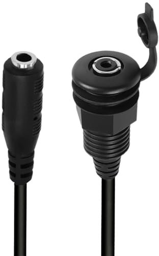 ZYKEJJDDAK 3.5mmThreaded Cavo Fisso 1/8Male A Femmina Incorporamento Adattatore Stereo 3.5mm Maschio Femmina Connettori