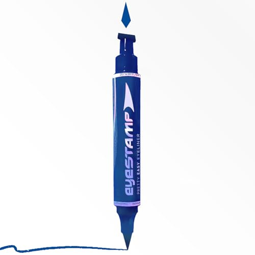 TRENDING PRO eyestamp blue - delineador de ojos con sello para rabillo perfecto - azul intenso resistente al agua - trazo preciso y duradero - formato compacto