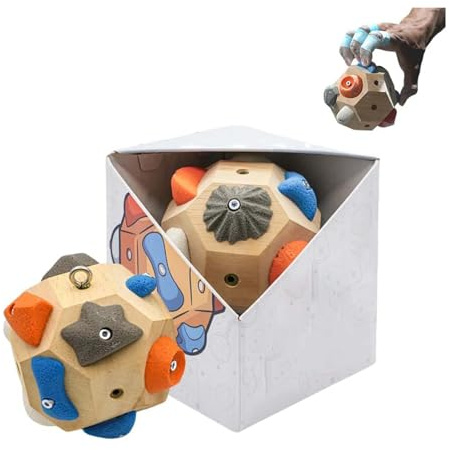 Yanobia Handgefertigter Boulder-Block – baut Kraft und Präzision auf, 3D-Boulder-Block, Klettern, Trainingsball für Finger- und Handkraft, Geschenk für Bergsteigen