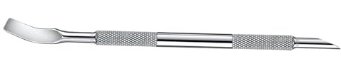 Extractor de cutículas, removedor de esmalte de uñas, raspador de cutículas de acero inoxidable, herramientas de manicura, cuidado para mujeres