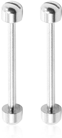 Nikovoke 2 Pièces Tiges de Vis de Montre en Acier Inoxydable, Longueur 20mm pour Broches de Bracelet de Montre, Installation Facile, Remplacement et Entretien de Bracelet DIY