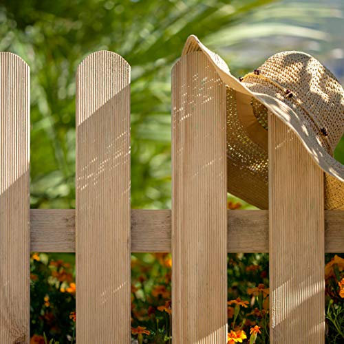 Nortene | Valla Clásica Madera 1 X 2.50 M | Cerramientos | Tratamiento Anti-UV | Natural | Madera De Pino