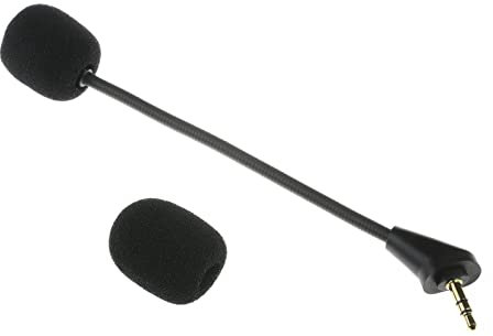 eMagTech Microfono Sostitutivo Compatibile con HyperX Cloud Alpha Cuffie Da Gioco Con Copertura In Schiuma Di Ricambio Accessori Per Microfono Con Cuffia Jack Da 3,5mm