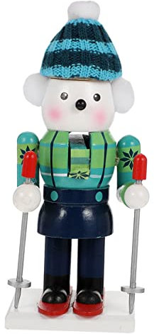 Garneck Holz Nussknacker Dekor Weihnachten Tischfiguren Ornament Bastelarbeiten Für Schreibtisch Party Geschenk