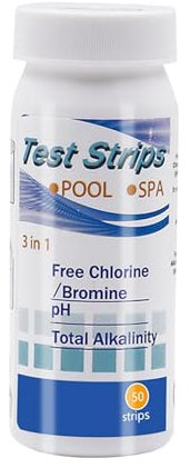 Papel De Prueba De Calidad Del Agua - Papel De Prueba Preciso Para Piscina, Kit De Prueba De Piscina, Bàndelets De Prueba De Piscina, Probador De PH, Alcalinidad, Dureza De Cloro, Kit De Prueba De