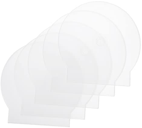 Angoily 40pezzi Custodia per CD Custodie per Dvd Trasparente Resistente all Usura Effetto di Assorbimento degli Urti Struttura Spessa per Protezione
