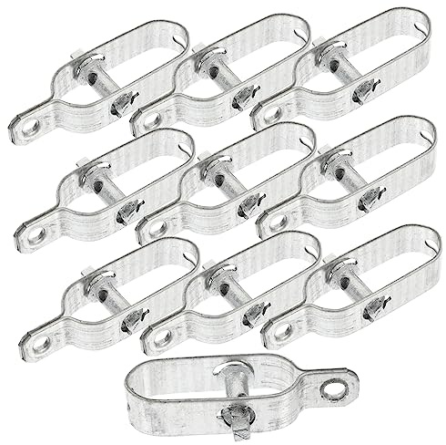 TOPBATHY 10 Pezzi Tenditore per Filo D’acciaio in Ferro, Regolabile, Resistente alla Ruggine, per Fili 1-2mm, Giardino e Recinzioni Stile Casuale