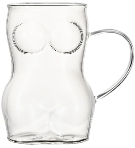 Mugs de bière en forme de corps de femme – Verres originaux adaptés au congélateur | Tasses à bière en forme sexy pour hommes, utilisation en soirée, bar, verres amusants pour cocktails, eau, jus
