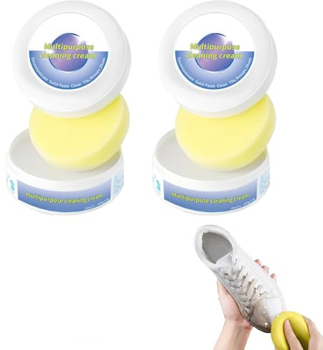 Shoe industry cleaner, multi-functional cleaning and stain removal, suitable for sports shoes, shoe purification solid paste (2)