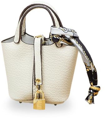 LAOYEFACAI Mini Taschenanhänger Süßer Leder Schlüsselanhänger Handtaschen Charm Perfekt für Damen Dekoration und Aufbewahrung kleiner Gegenstände