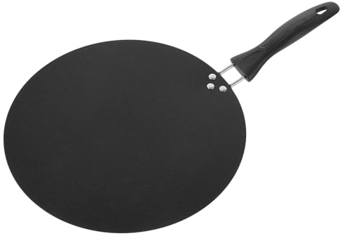 FONDOTIN Padella Antiaderente Per Crêpes e Tortilla Con Manico, Diametro 30 Cm, Superficie Liscia Per Cottura Uniforme, Per Uova, Frittate e Bistecche, Adatta Uso Domestico e Ristorazione