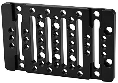 CAMVATE Mehrzweck-Käseplatte mit integrierten Schuhhalterungen für Kamera-Zubehör (Universal)