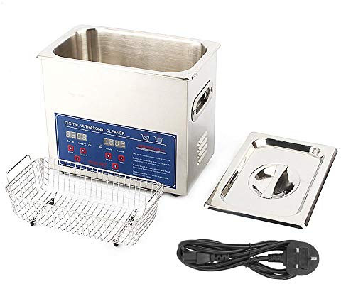 Elprico Digital Ultrasonic Cleaner, 3L Large Capacity Ultrasonic Cleaning Machine UK Plug 220V