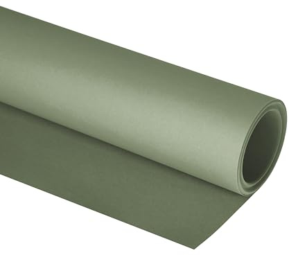 Clairefontaine 975709C - Rolle Zeichenpapier Paint'On 10mx1m30 250g, Grüngrau