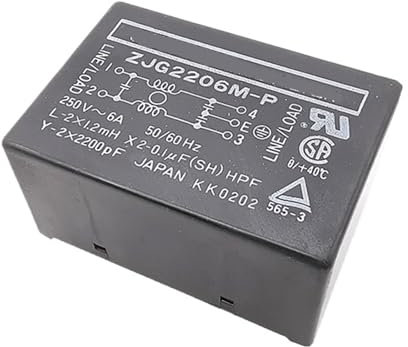 VLALAMNO Entstörfilter ZJG2206M-P 6A einphasiger Leistungsfilter