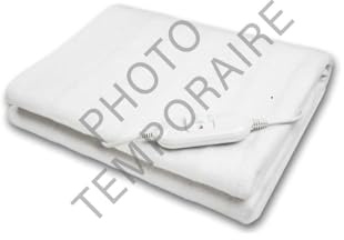 SENSLY Surmatelas Chauffant 150x80 cm 3 Intensités Chauffe Rapide Blanc