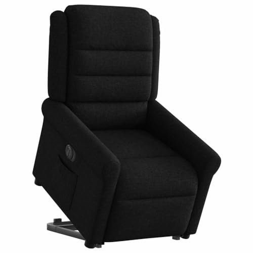 vidaXL Relaxsessel mit Aufstehhilfe Elektrisch Schwarz Stoff, TV-Sessel mit Aufstehhilfe, Sessel, TV-Sessel, Relaxsessel, Sessel mit Relaxfunktion