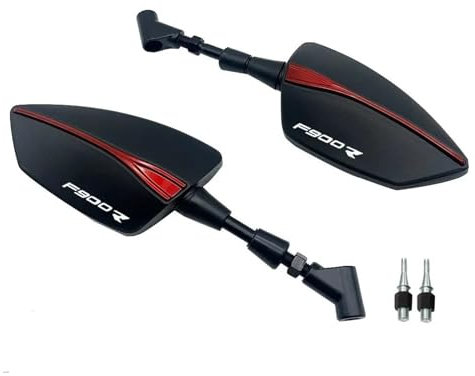 Motorradspiegel Rückspiegel Für BM&W F900R F900XR 2020-2022 Motorrad Verstellbare Seitenrückspiegel Universeller Rückspiegel(rot,For F900R)