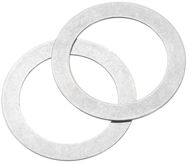 sourcing map 30 rondelle piatte in acciaio inossidabile 304, M20 x 28 x 0,2 mm, distanziatori piatti ultra sottili per bulloni, viti, riparazione elettronica, industria automobilistica, meccanica