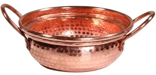 Puja de cobre pura, olla de cobre de cocina, olla de sopa de cobre, maceta de cobre espesa, suplementación de cobre efectiva y sin recubrimiento es más saludable y segura, hecha a mano con cobre,