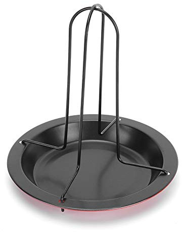 Cocoarm Support à Rôtir pour Poulet, Cuisson sans Gâchis, Facile à Assembler, Utilisation avec Four ou Grill, Conception Pratique, Acier au Carbone Robuste, Convient pour Le Poulet, la Dinde, Le