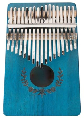 Piano De Pulgar 17 Teclas Con Protector Manos Cuerpo Caoba Caja Música Creativa(2)