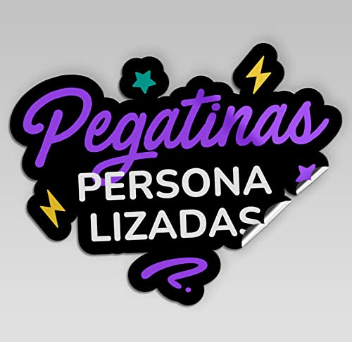 Pegatinas Personalizadas Troqueladas - Etiquetas Adhesivas en Vinilo con Forma Libre Personalizada, Varias Medidas de Stickers con Nombre, Logo o Imagen Varios Tamaños y Cantidades (Hasta 5x5 cm)