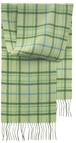 SEECOSY Schal aus 100% Kaschmir – karierter, karierter Tartan-warmer, weicher Schal, Geschenk für Männer und Frauen