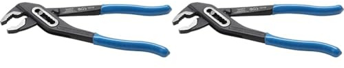 BGS 75110 | Wasserpumpenzange | mit Durchsteckgewerbe | 175 mm | rutschhemmend | Klemmschutz | Rohrzange/Pumpenzange (Packung mit 2)