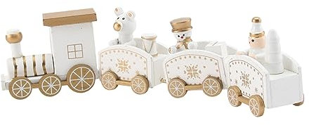 OKUMEYR Mini Zug Kuchendekoration Geburtstagstortenornament Holz Zug Party Kuchenzubehör Tischdekor Schreibtisch Schmuck Langlebig