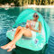 Float Joy Materassino Mare Gonfiabile Piscina Adulti Poltrona Gonfiabile Materasso Gonfiabili 105 x 105 cm Sdraio Lettino con Portabicchieri