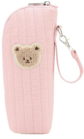 Baby Bottle Bag - 8 x 7 x 22 cm Insulated Storage Bag, Travel Nutrition Carrier | Thermal Milk Cooler for , Mothers, Parents, Caregivers, Daycare, Picnics, Outdoors, Outdoors, Pink